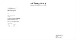Desktop Screenshot of cointemporary.com